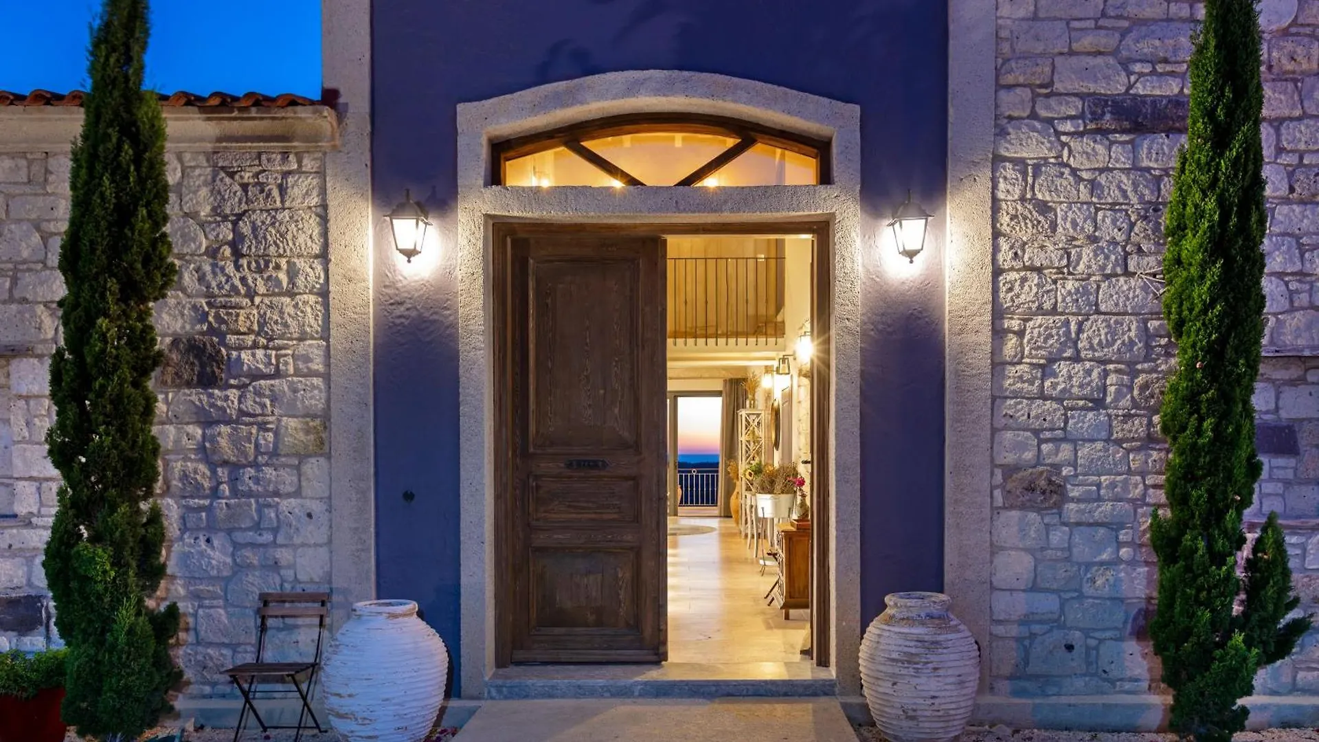 Villasunset With Sea, Chios And Sunset View Cesme Turkey